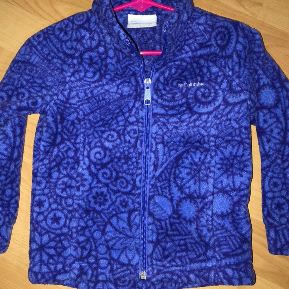 Columbia fleece zip up jacket.